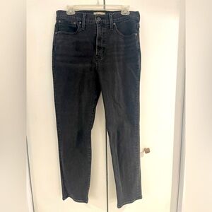 Madewell Perfect Vintage Jeans Size 29 Faded Black